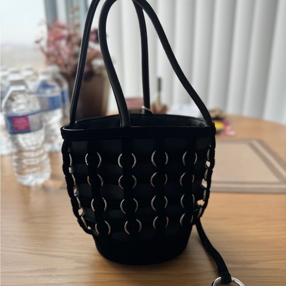 Alexander Wang Black Roxy Leather Bucket Bag - Picture 3 of 6